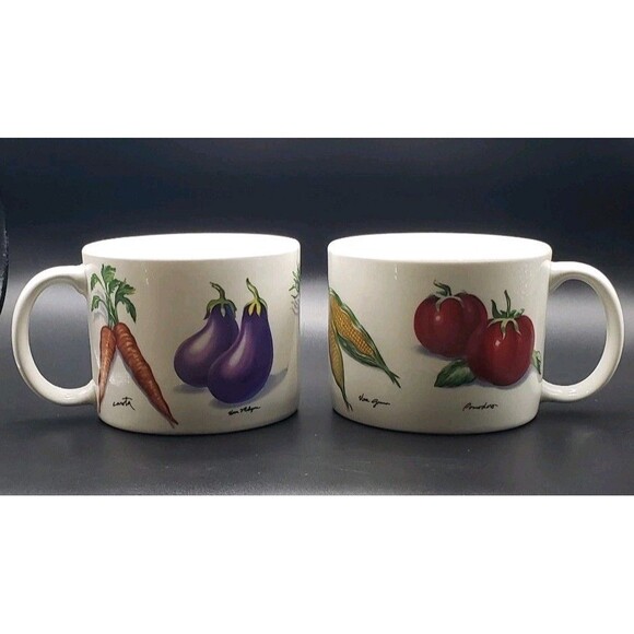 Tabletops Unlimited Other - Tabletops Unlimited Fresh Veggies Soup Cup Mug Dishwasher, Oven, Microwave safe!